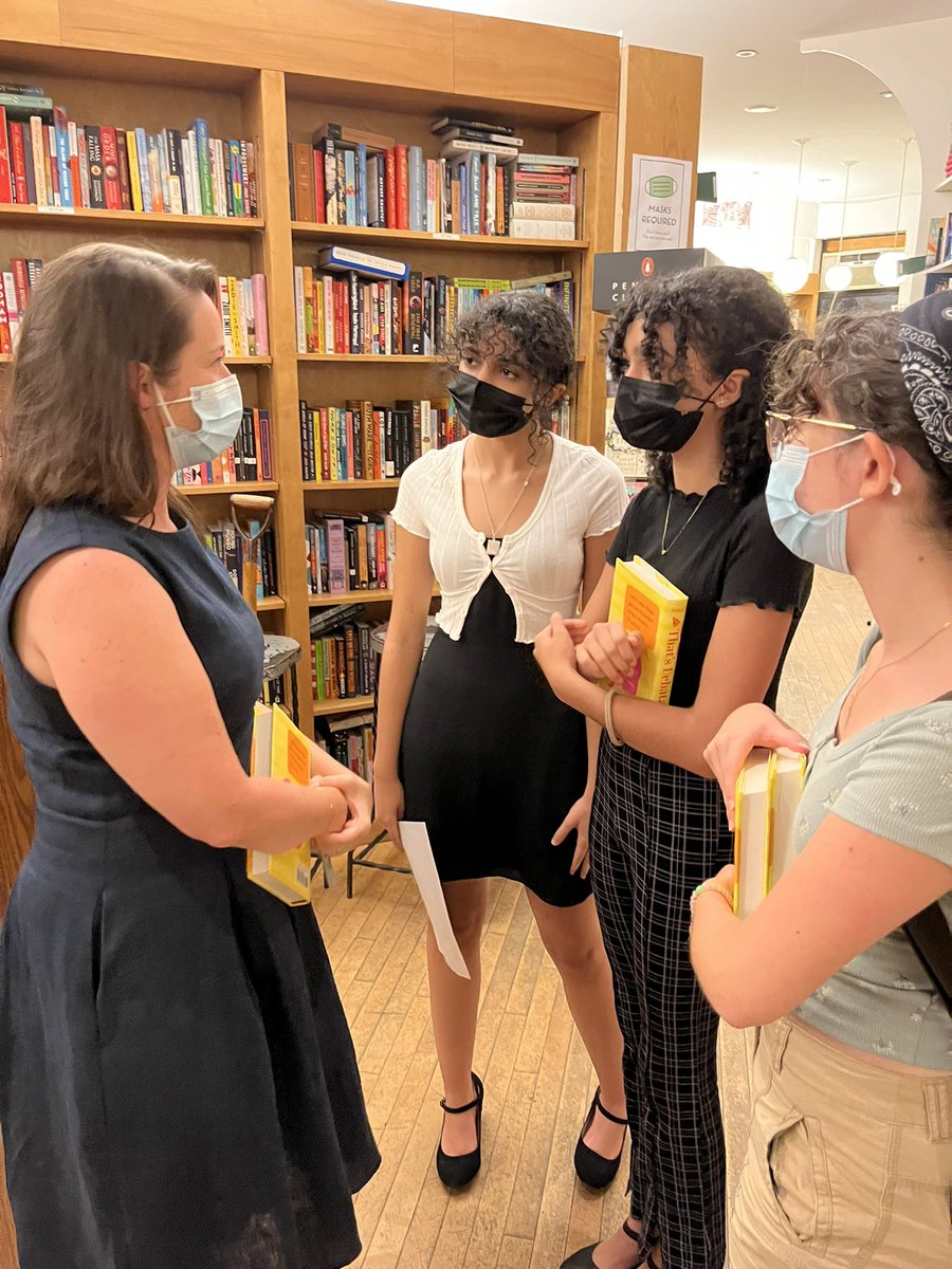 bklyndebate's tweet photo. Such a great time tonight celebrating @thisisjendoll’s new YA novel, #ThatsDebatable! Stay tuned for more photos and videos later this week. @greenlightbklyn @kdicolandrea @iamjonconyers #SpeechAndDebate https://t.co/S8Jg73Dlsx