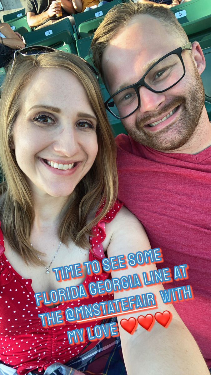 55Mello55's tweet photo. Florida Georgia Line with my love at the @mnstatefair ! ☺️❤️🤠👌🏻😎 #MSFGrandstand https://t.co/VLrY2OUolj