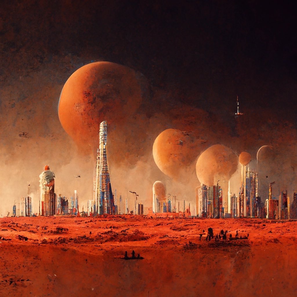 iSagargite's tweet photo. If life were found on mars...Like everyone else, I was trying mid-journey AI art. It's interesting. Tried some Ai art been experimenting with #midjourneyai a lot, lately. #ai #art #midjourneyai #artwork #aiartcommunity #aiartwork #aiinnovation #aiartgenrator #aiartist #mars https://t.co/jVc15XoTiM