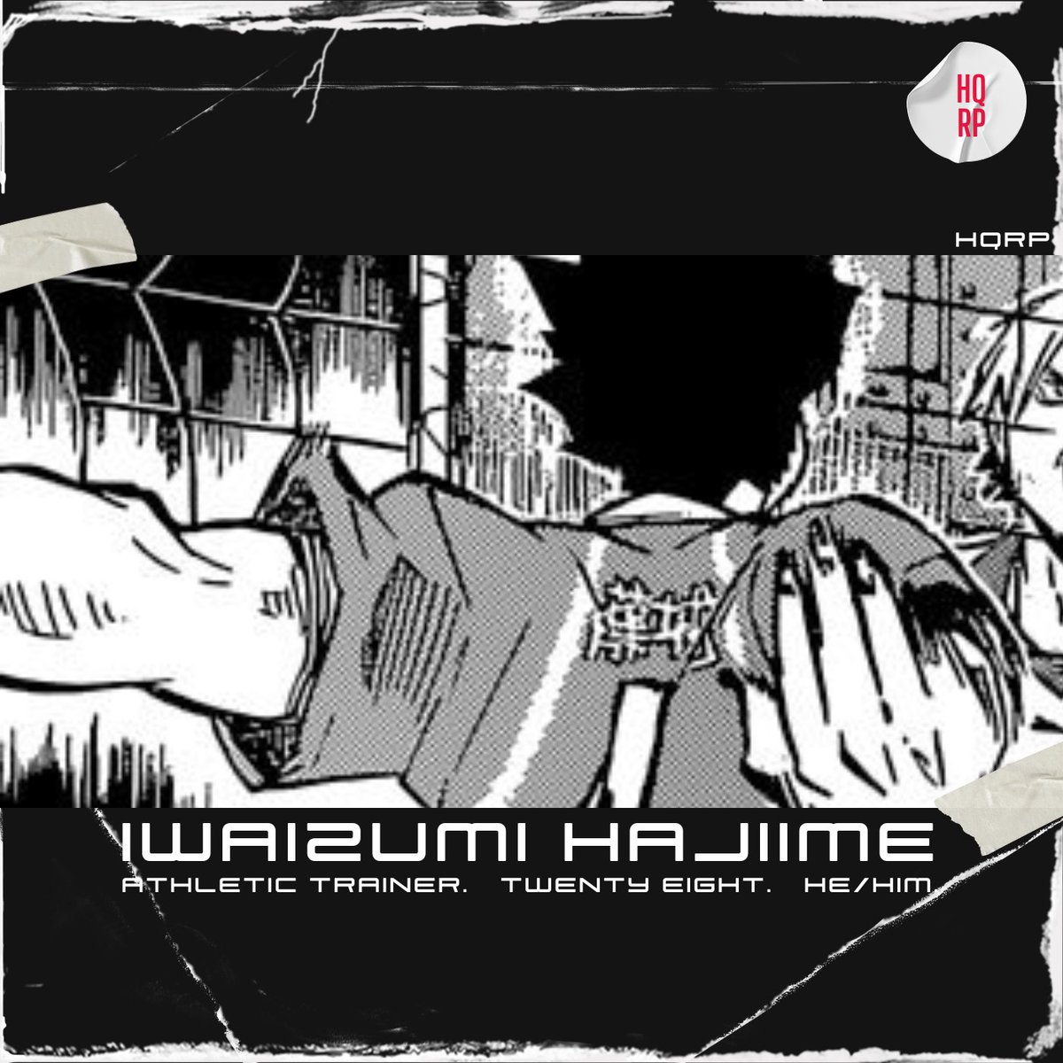 ㅤ    

                     IWAIZUMI     HAJIME
                     #hqrp  ——  like &amp; rt

 ͏͏͏͏͏͏
͏͏͏͏͏͏