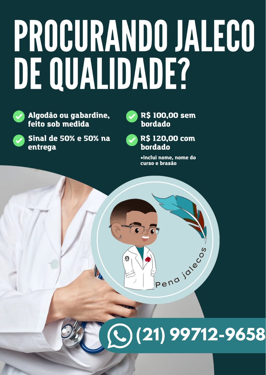 openaesilva's tweet photo. Pega essa visão novamente aí, e faz igual fofoca e espalha pra geral que o jaleco mais barato do estado do RJ tá aí!! Chama https://t.co/IcrHfBEpK8