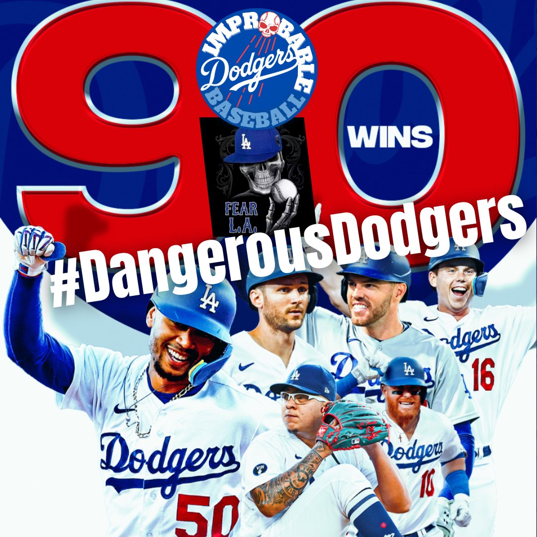 Dodgers_Podcast's tweet photo. Damn doesn't it feel GOOD to be a Dodger fan?
Best Team in Baseball π₯ #losangelesdodgers
&
First Team to 90 Wins πͺ #improbablebaseball
FEAR LA π #dangerousdodgers
#dodgers #ladodgers #MLB #mookiebetts #treaturner #freddiefreeman #juliourias #willsmith #justinturner https://t.co/K9xj1cofpW