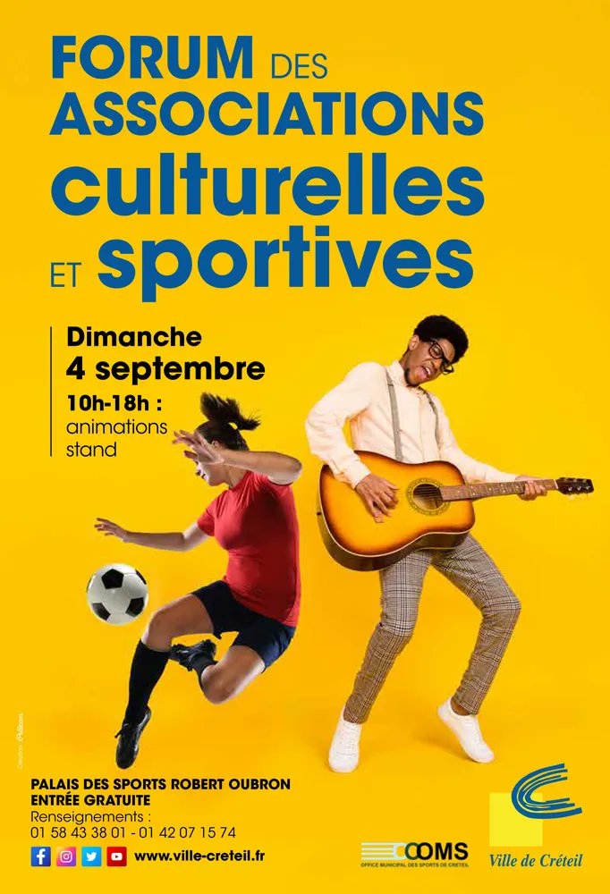 LesPEP94's tweet photo. 📣 Les PEP94 seront présents au FORUM des associations culturelles et sportives de Créteil.
Des animations ouvertes à tous et à toutes.
Ici le programme de la journée⬇️
https://t.co/1250tNYj12 
A dimanche !  
#EducationCitoyenne #créteil https://t.co/jz8GLEFPpn