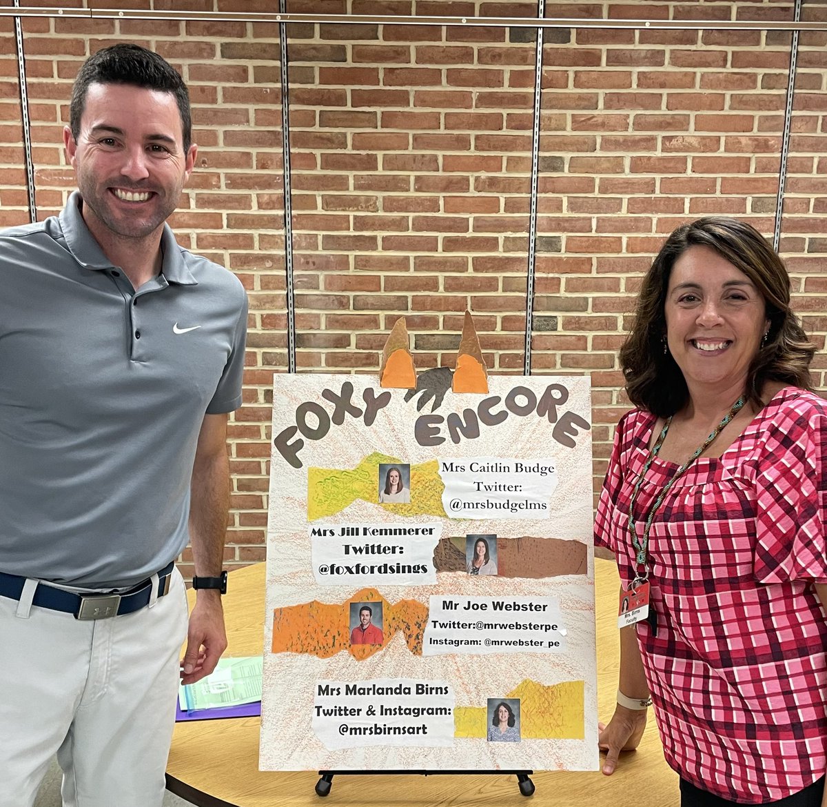 FV Open House-our Encore staff is amazing! Zoom in for our social media info <a href="/ParklandSchools/">Parkland Schools</a> <a href="/FVFoxes/">Foxford🦊</a> <a href="/mrsbudgelms/">Mrs. Budge</a>  <a href="/foxfordsings/">Foxford Sings</a> <a href="/MrWebsterPE/">Mr. Webster 🦊</a>