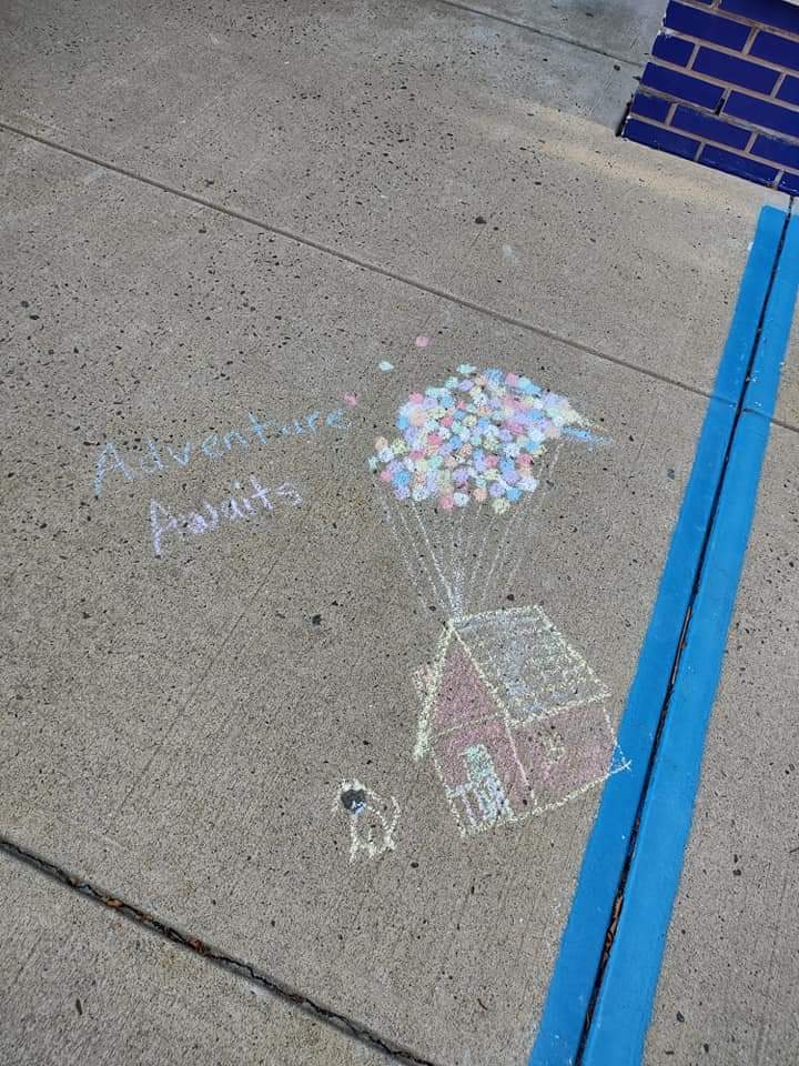 BEPTAColorRun's tweet photo. First blast of color has hit Barnegat Schools! Chalk the Walk was a complete success! Join us tomorrow at Donahue at 6:30pm for more color! #BEPTA #BarnegatInspires #ChalkTheWalk #Color #OneBarnegat https://t.co/gzvSLV4gup