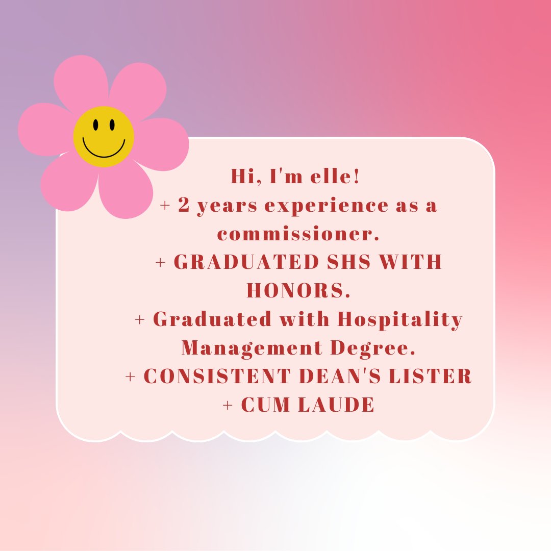 itsellecomm's tweet photo. Hi, it's Elle your commissioner!

I am willing to answer all your inquiries and fulfill your needs with my abilities. Don't hesitate to message me 🤗 

See the pictures for more information. #ellecomfeedback https://t.co/XiBDMu4A2A