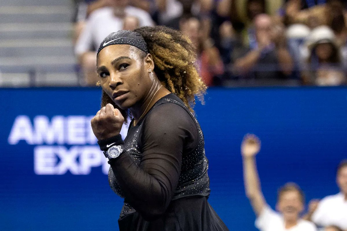 josemorgado's tweet photo. 23 times Grand Slam champ Serena Williams, playing the last tournament of her career, takes the first set against the world number #2 Anett Kontaveit, 7-6(4)

Won 25 of 28 first serve points. Finished with an ace.

Incredible. https://t.co/zUN10wzvwA