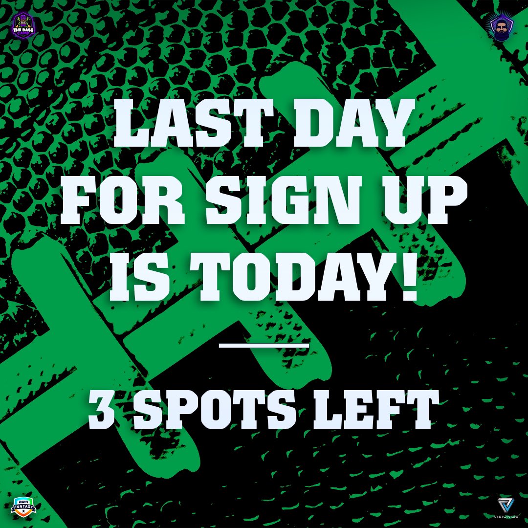 antonioagosto's tweet image. Do you have what it takes for the @thebasecampclan Fantasy Football Leavue?!