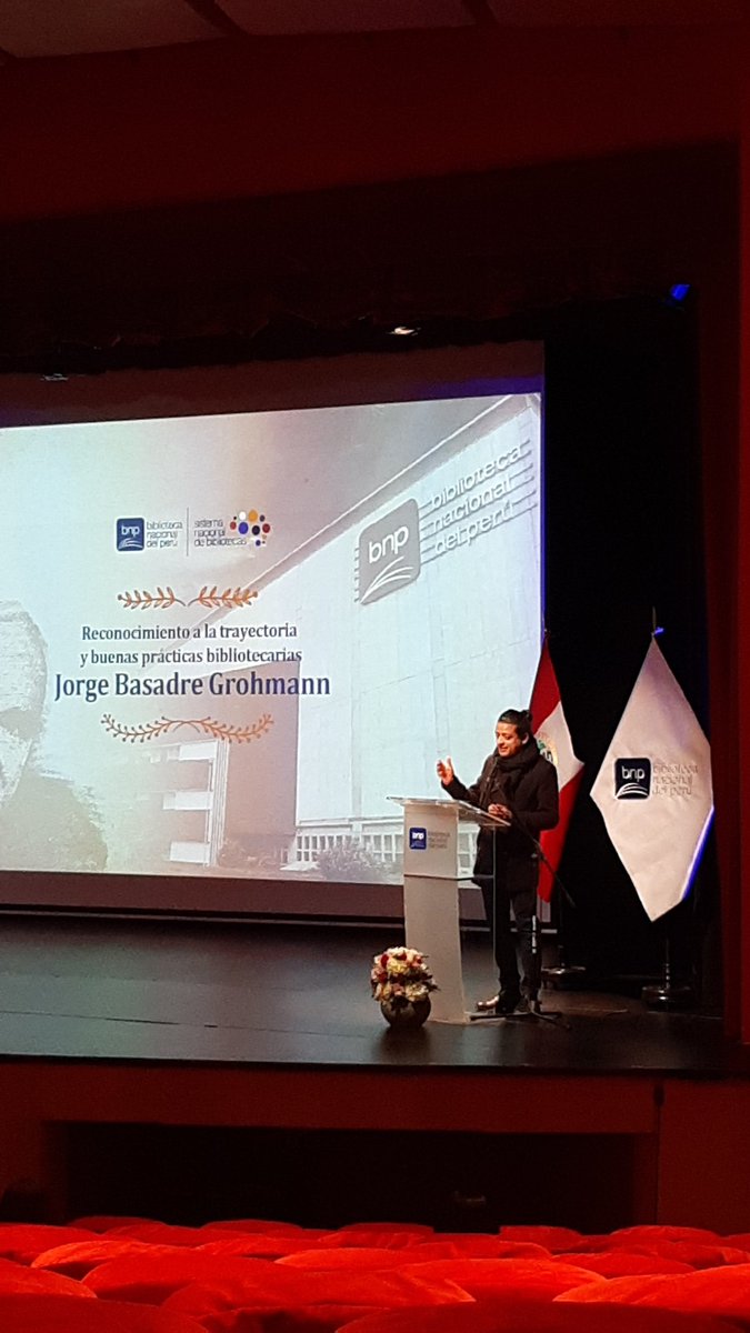 #BNP
Reconocimiento Jorge Basadre Grohmann
Trayectoria y buenas prácticas bibliotecarias
Otorgado al Bibliometro de Lima