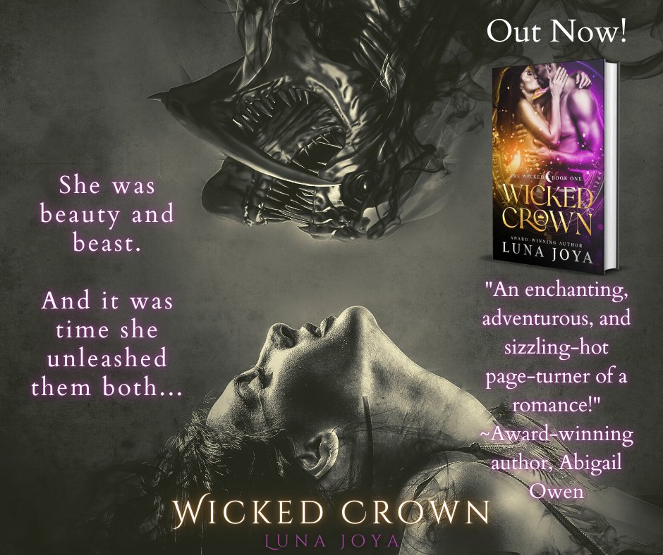 Heavy is the head that wears the goblin crown...
Wicked Crown by <a href="/lunajoyawriter/">Luna Joya</a> is out now!
mybook.to/WickedCrownBK
#urbanfantasy #newrelease #newbook #paranormalromance #royalromance #booktwt #BookRecommendation #BookTwitter #BookBoost