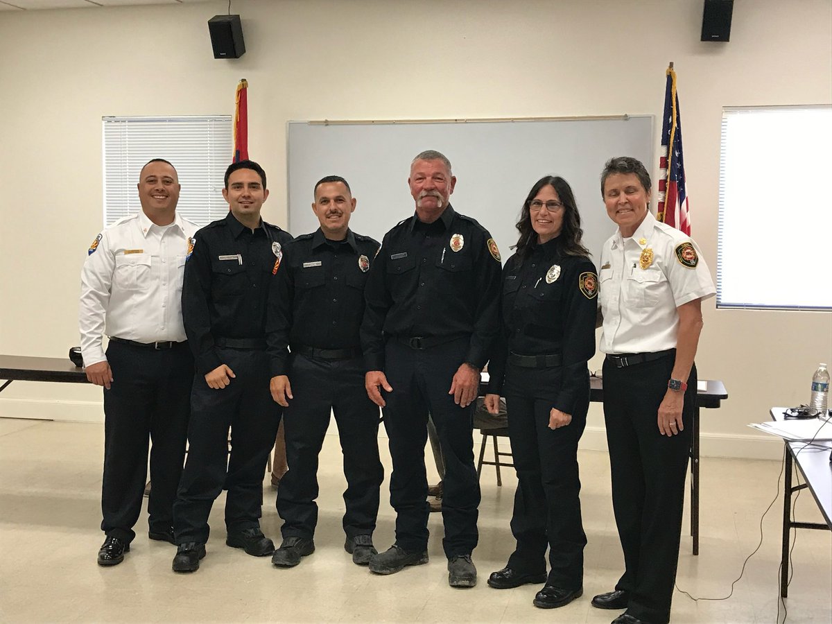 TubacFire's tweet image. #Welcome to the #TubacFire family #Firefighter/Paramedic Mario Bernal!! Today we also celebrate years of service for Laura Summerfield (20), John Conger (15), Esai Tapia (5) and Henry Valdez (5).  Your years of service and dedication to the Tubac community are greatly appreciated