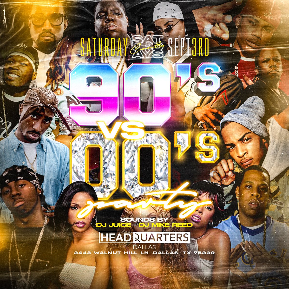 1orlandomagic's tweet photo. 90s VS 2000s @HeadQuartersTx book your sections now #committeesaturdays #tycooncommision #dallasnightlife #dallasnights https://t.co/5odRYdztb3