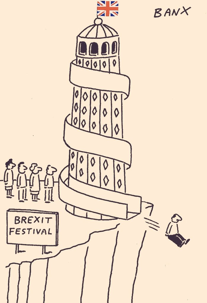 Can't resist in response this great (tweaked) cartoon from the brilliant @Banxcartoons 

#FestivalOfBrexit