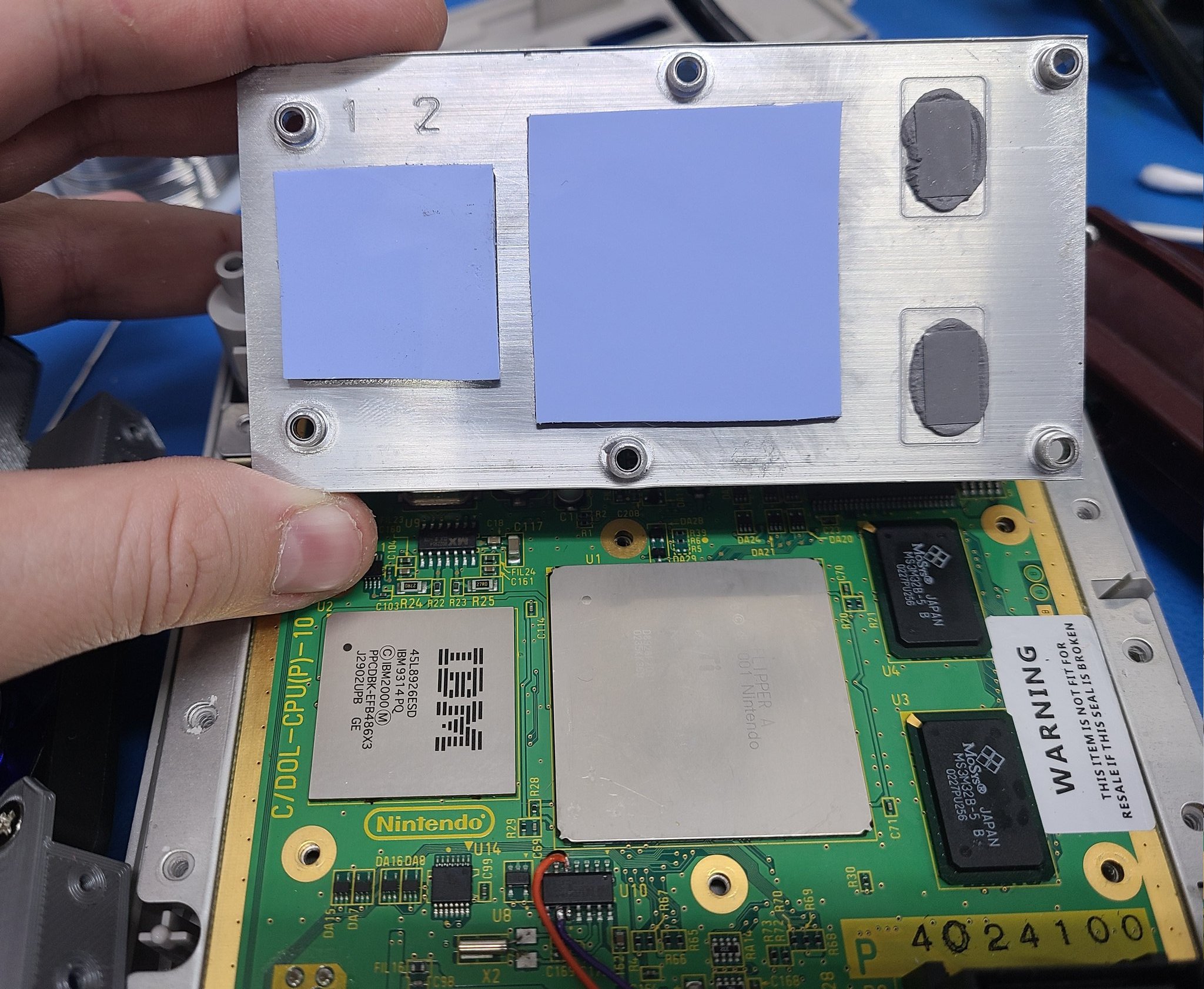 Voultar on Twitter "Gamecube temperatures high? Replace those worn