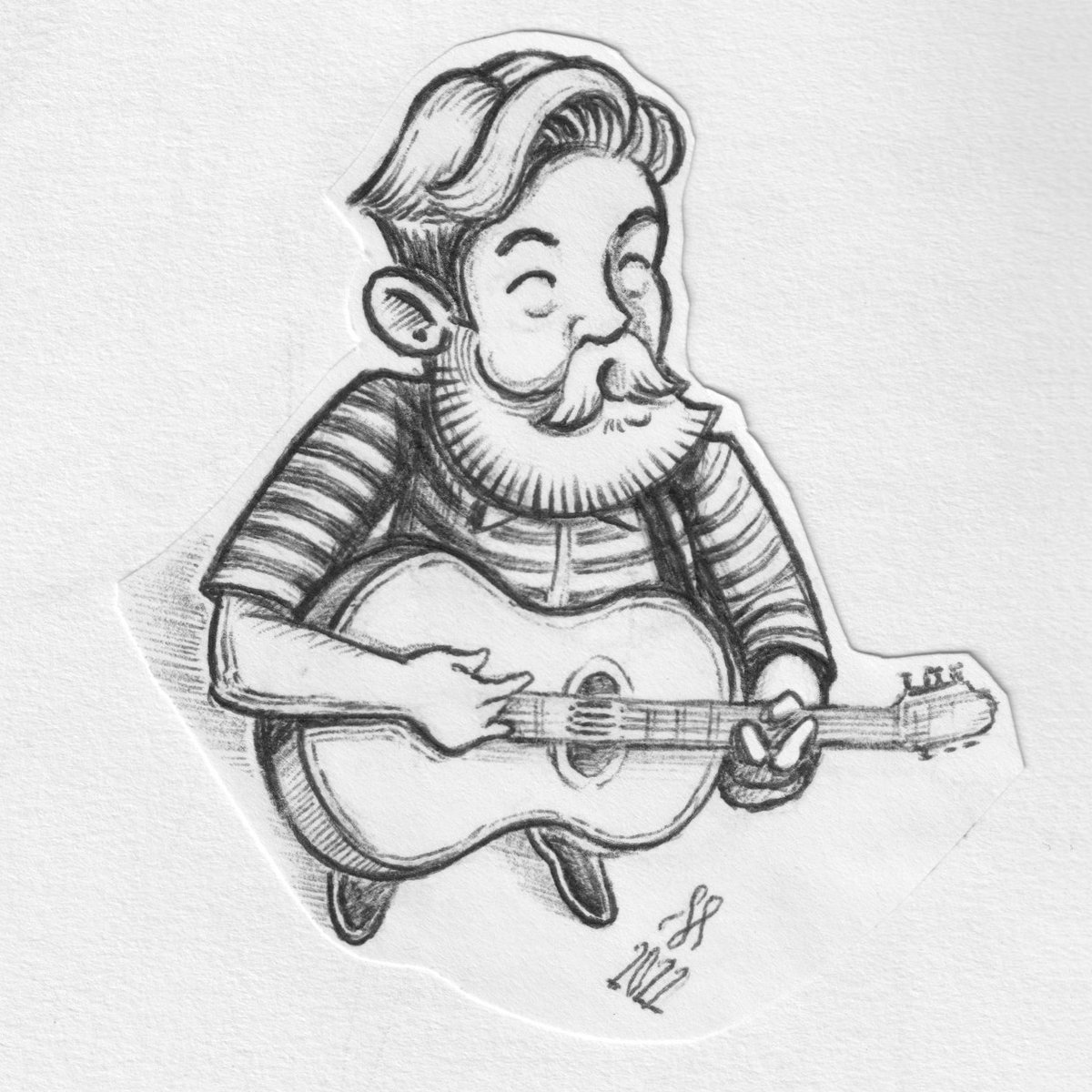 shesasheep's tweet image. Just a little inky sketch medicine 🖤  a JP #OC