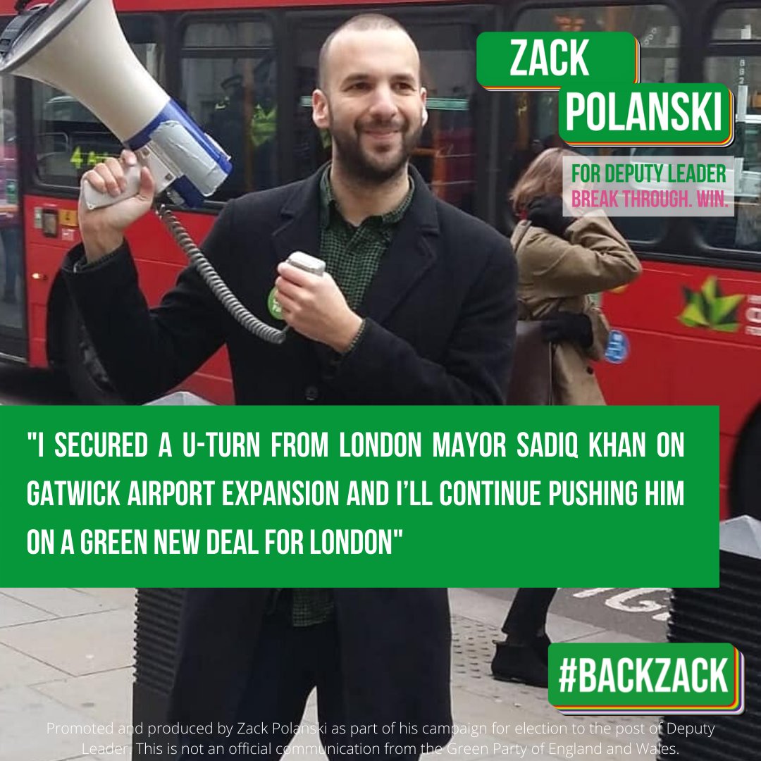 Zack Polanski For Green Party Leader #BackZack tweet media