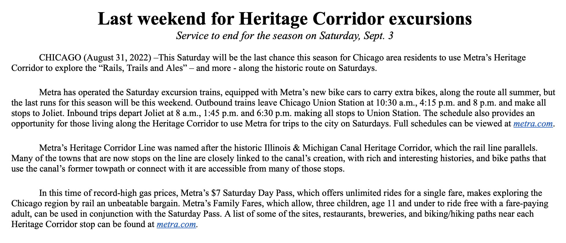 Metra Debuts Bike Car This Weekend, Giving New Meaning to 'Ride the Rails', Chicago News