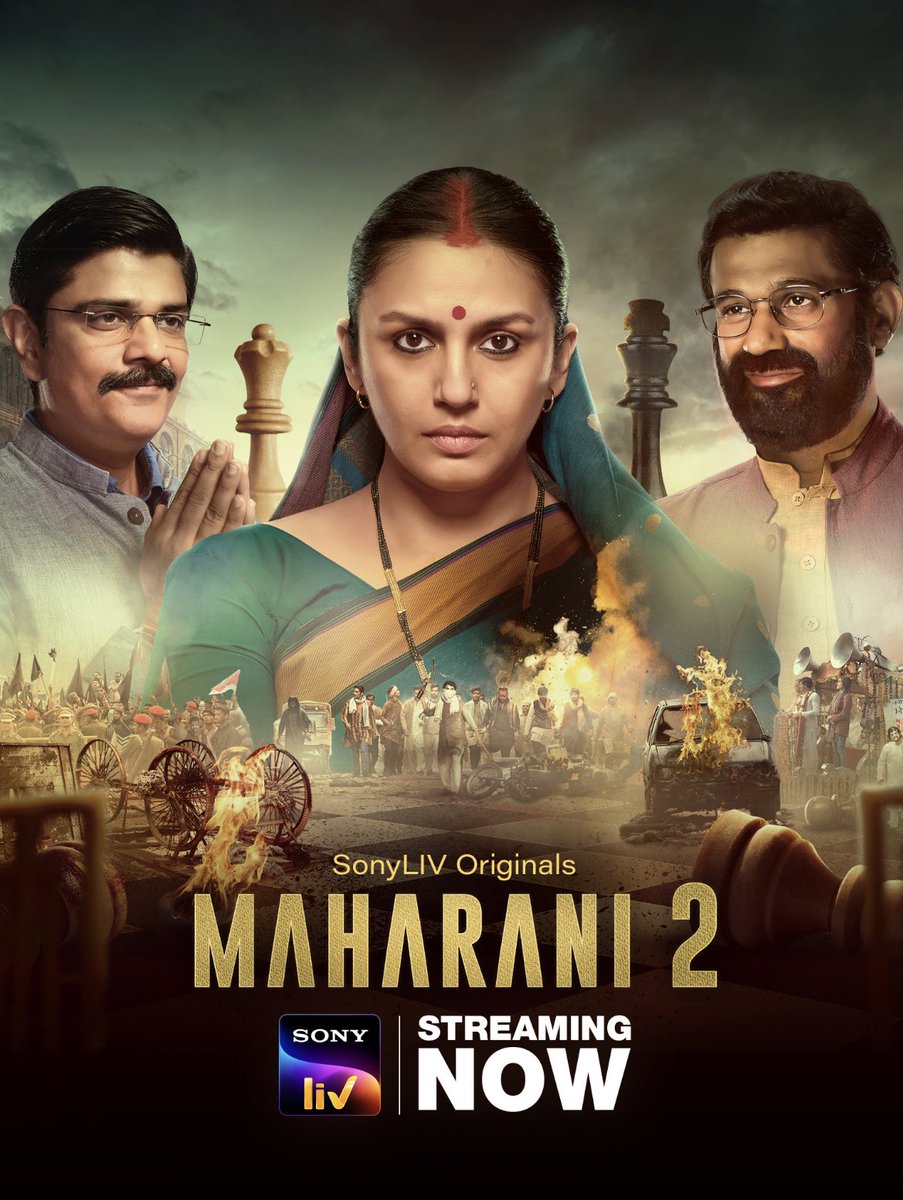 Without a doubt, #Maharani2 is more powerful & staggering with cast's compelling performances that keep you enthralled in this sequel

@humasqureshi @s0humshah 
@amit_sial @KaniKusruti @Inaamulhaq1 
@subkapoor @ravindra_rg

#MaharaniSeason2 #Maharani #MaharaniOnSonyLIV @SonyLIV