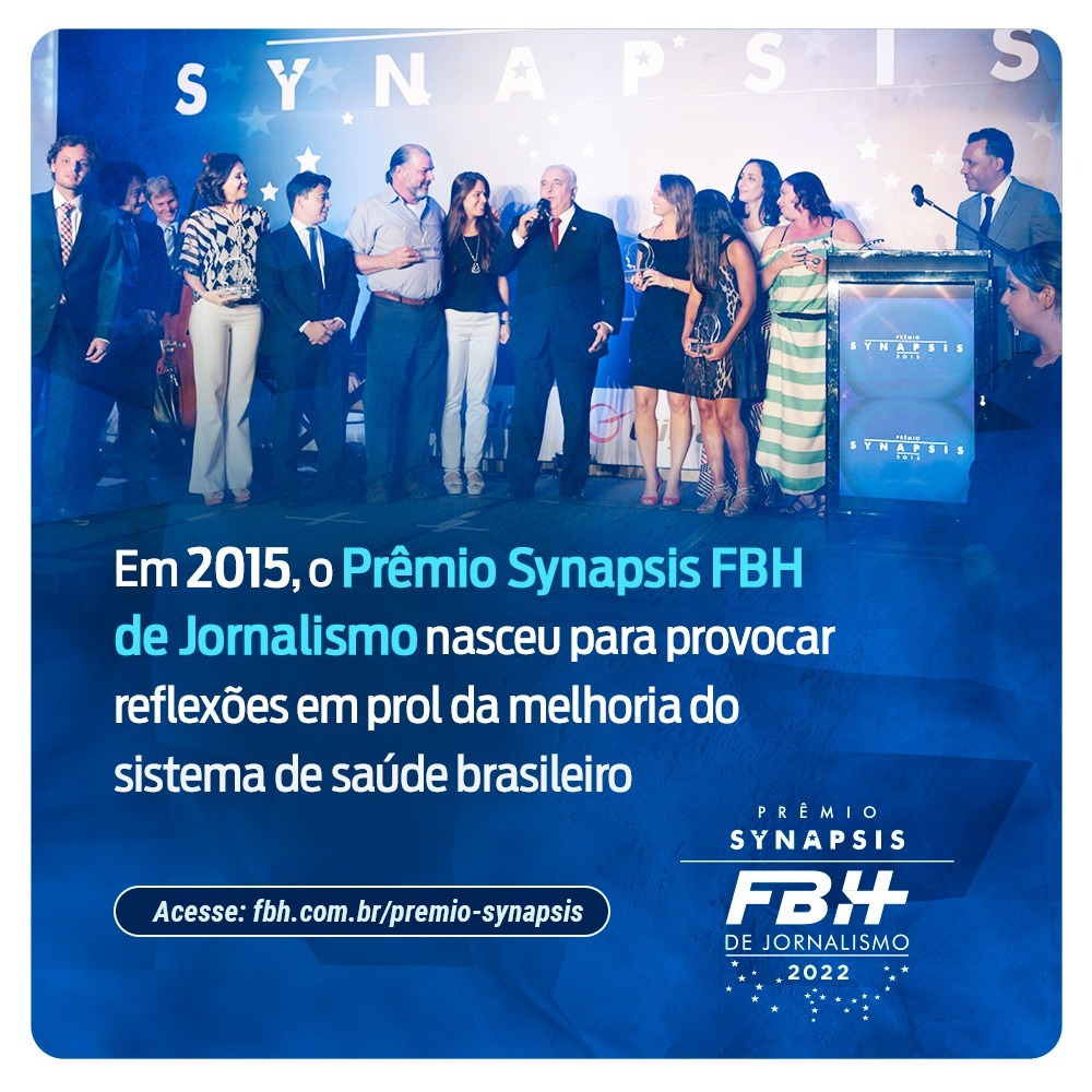 premiosynapsis's tweet photo. Jornalistas com registro profissional, a 7ª edição do Prêmio Synapsis FBH de Jornalismo está com as inscrições abertas até o dia 05/10/2022. 

Serão premiadas 4 categorias.

Acesse o site e participe!

👉🏽https://t.co/mJUZjuvcOp https://t.co/h298otKagU