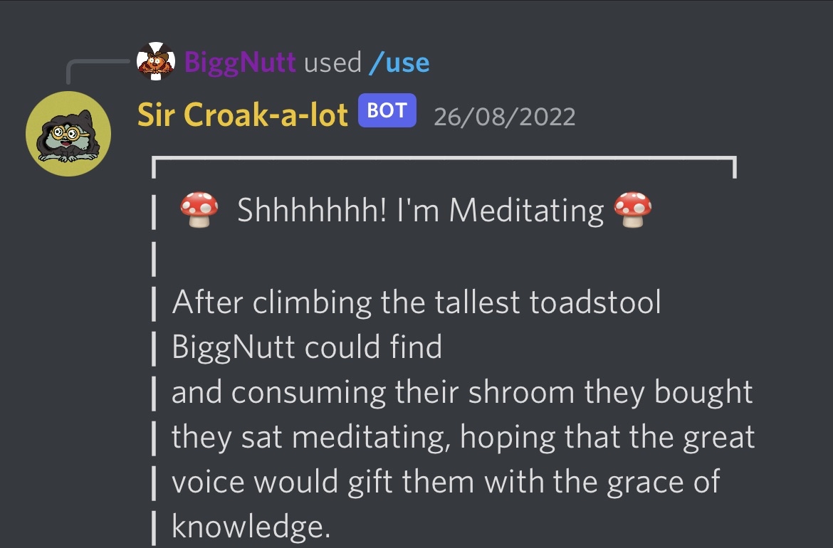 CreatureToadz's tweet image. We’ve been doing some work on the discord recently. Just dropped a fun discord game and the Spartoad ceremony starts in a few hours.  discord.gg/jWfgfyEe
