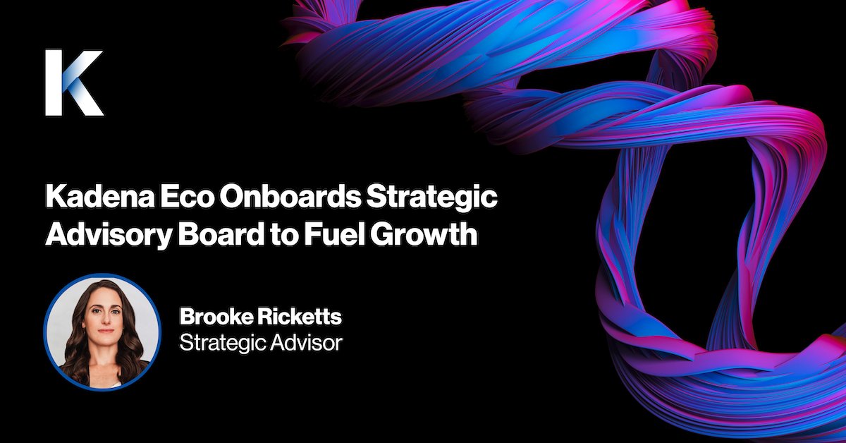 Today marks the start of #KadenaEco’s Strategic Advisory Board with the first addition being <a href="/brookerules/">brooke skinner ricketts</a>!

Brooke is a seasoned tech leader who joins as #KadenaEco shifts toward hypergrowth with plans to double headcount by year-end from marketing to BD!

medium.com/kadena-io/kade…