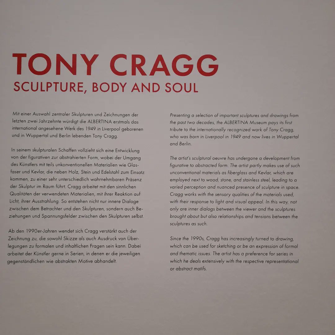 Loved this amazing exhibition of #Liverpool born artist Tony Cragg's - known for the stacked appearance of his sculptures - work at the Albertina, Vienna. Really interesting exploration of the relationship between the natural and the man-made. ❤ @AlbertinaMuseum
