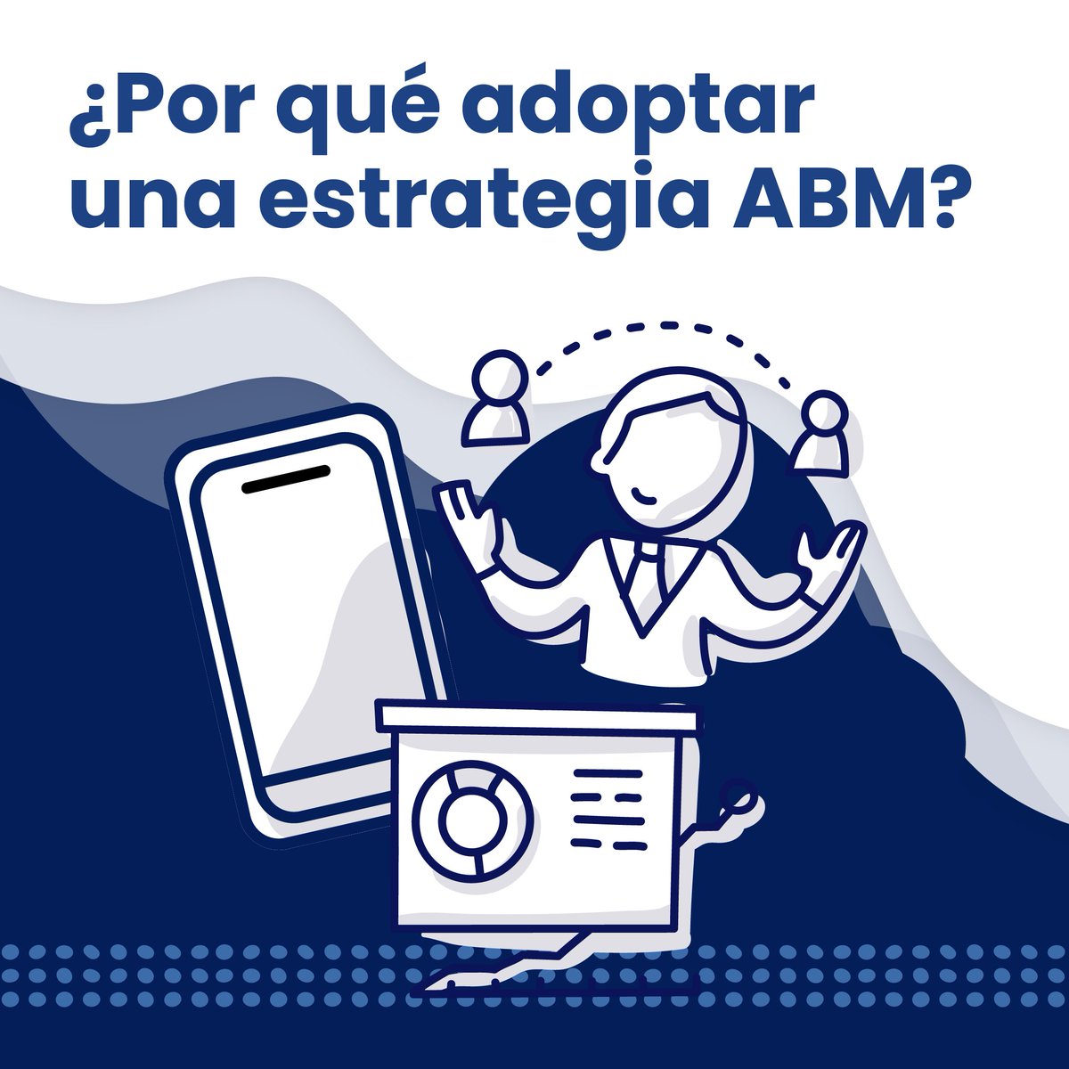 samplyb2b's tweet image. 🗣 El marketing basado en cuentas (ABM) es una estrategia con la que podrás personalizar la experiencia de tus compradores 💰💳.
Deberás planificar desde un enfoque holístico: integrar marketing, las ventas, la gestión de cuentas y el éxito de cliente 💡