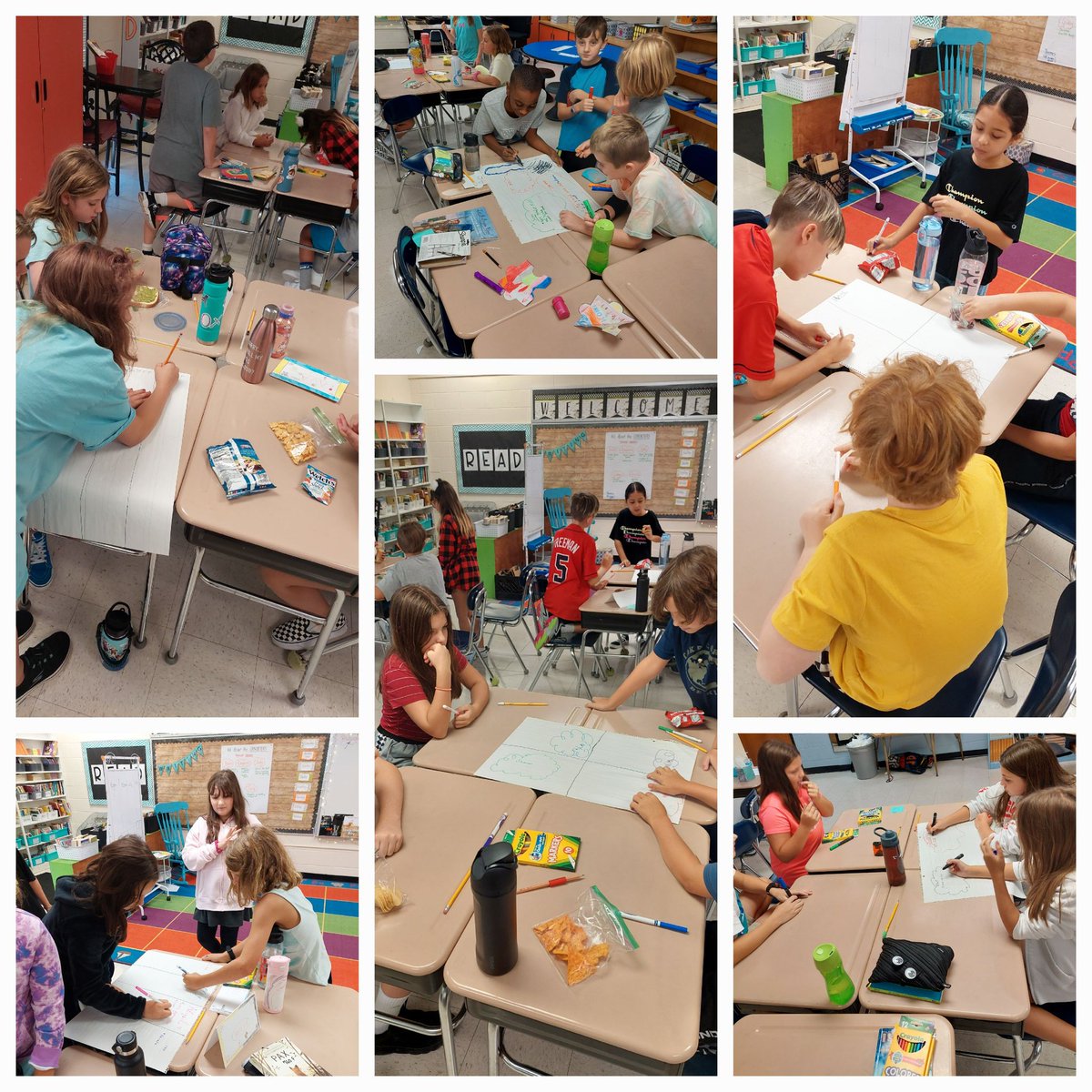 One of my favorite days! We read The Junkyard Wonders and then did a little work in our "tribes" ♡