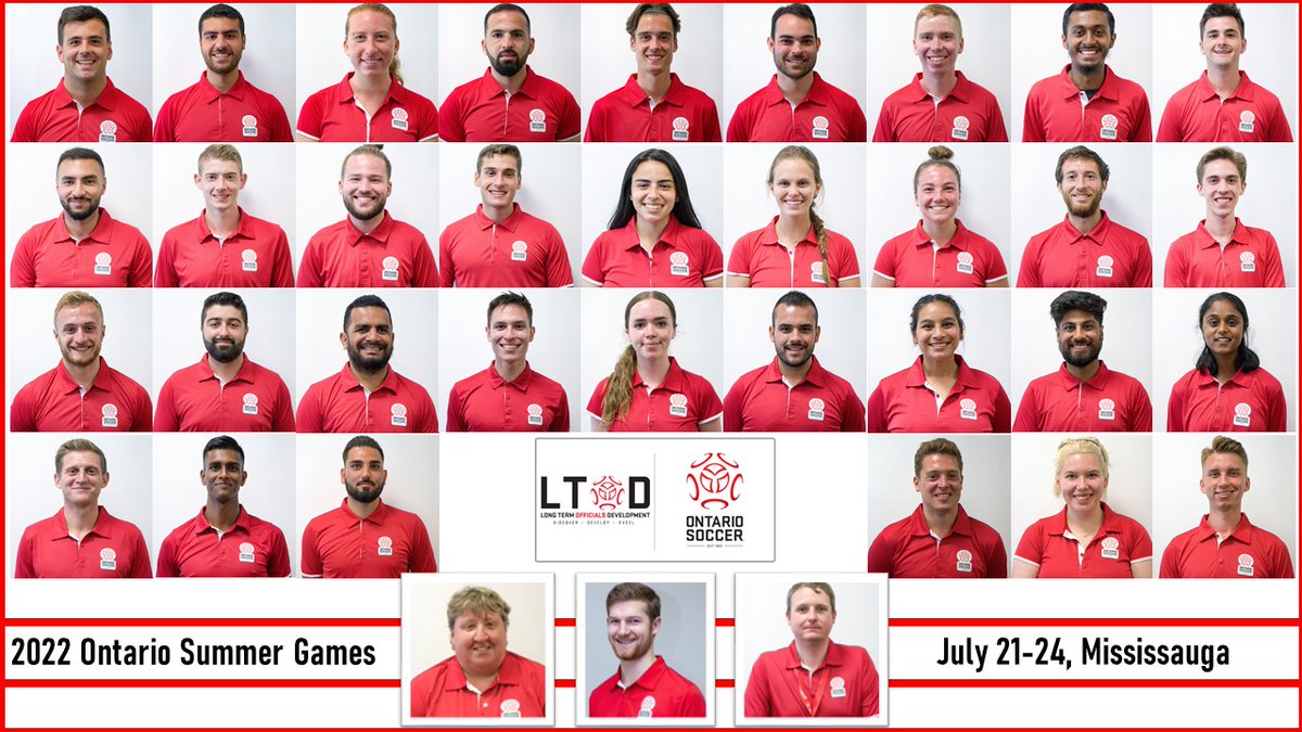 NickyPearson65's tweet photo. Better late than never (I hope). Little pic to say "Thank you and well done" to all of our Match Officials that were assigned to the 2022 Ontario Summer Games and the awesome support crew! @OntarioIsSoccer #LTOD @Marlene22037124 @mcc_ref https://t.co/PVMS2DRBAq