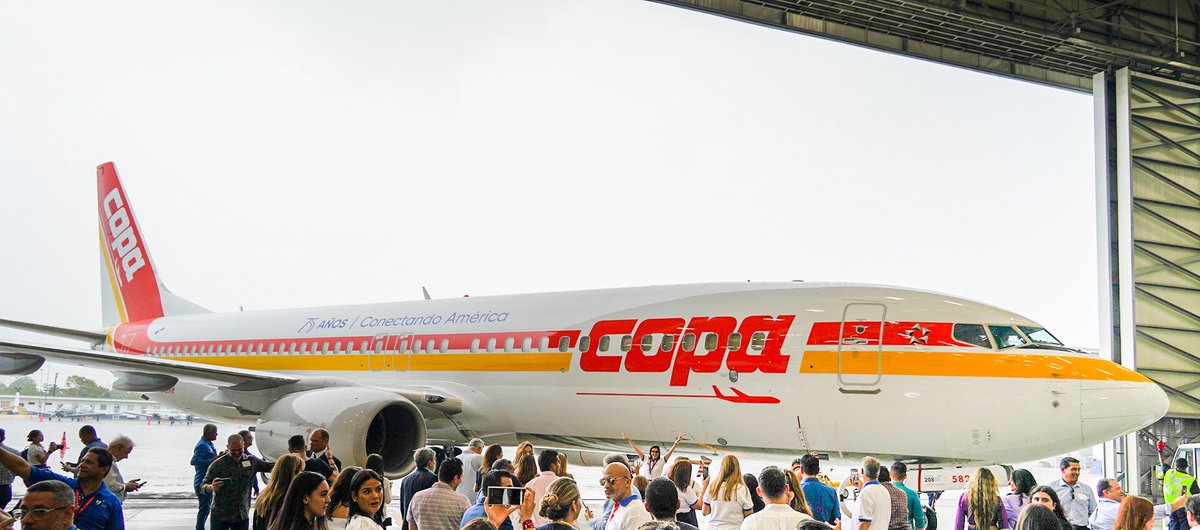 Yirina77's tweet photo. Nový logo jet Copa Airlines. Krásný!
Foto: @CopaAirlines 
#avnews #aviation #logojet #airlines #copa75 https://t.co/3AHE36ly6G