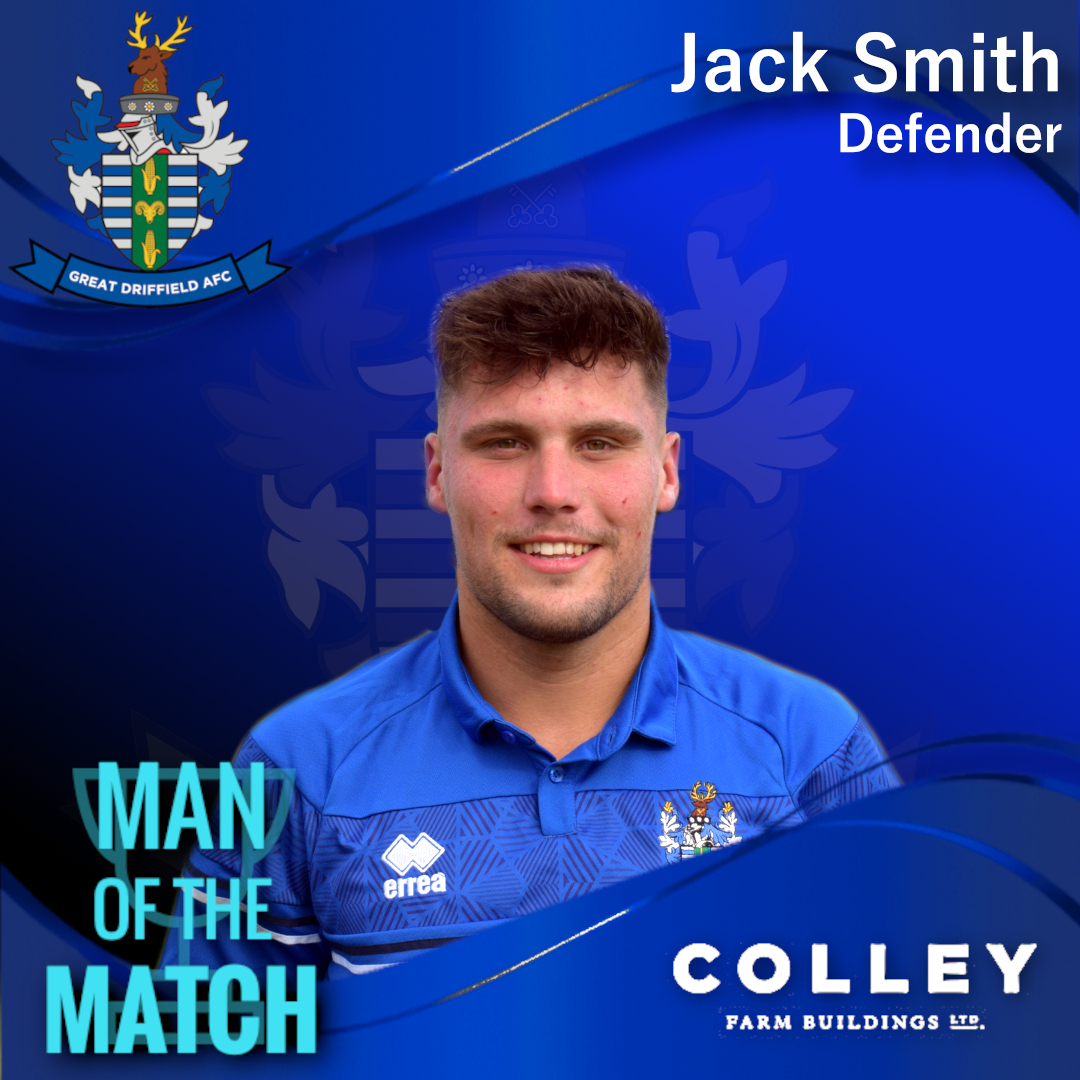GreatDriffAFC's tweet photo. Tonights Man Of The Match, goalscorer @Smiithyy684
Sponsored by Colleys
#greatdriffieldafc #football #soccer #nonleaguefootball #greatdriffafc #humberpremierleague https://t.co/yI5j814zPI