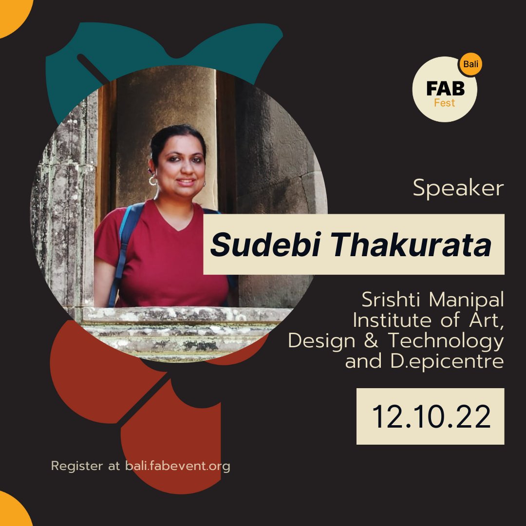 #BaliFabFest is here! Join more than 30 international speakers 📆 from October 12-22, 2023 📍 Jimbaran Hub, Bali, Indonesia.

👉For more information bali.fabevent.org

#BaliFabFest #BFF #Emergent #Transformation  #FabLabNetwork <a href="/fio99re/">Fiorenzo Omenetto</a> <a href="/landonbentum/">lanny</a> <a href="/SudebiT/">Sudebi Thakurata</a>