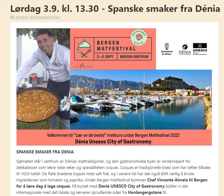 ❤️Així ens esperen este cap de setmana en una de les ciutats més boniques d'Europa. 
🇳🇴Bergen és Patrimoni de la Humanitat de la <a href="/UNESCO/">UNESCO 🏛️ #Education #Sciences #Culture 🇺🇳</a> . 
🇺🇳Dénia i Bergen són Ciutats Creatives Unesco de la Gastronomia.
<a href="/ayto_denia/">Ajuntament de Dénia</a> <a href="/AEHTMA/">AEHTMA</a> <a href="/DeniaTurismo/">DeniaTurismo</a> @gentdemar_denia <a href="/IbarsIes/">IES Maria Ibars</a>