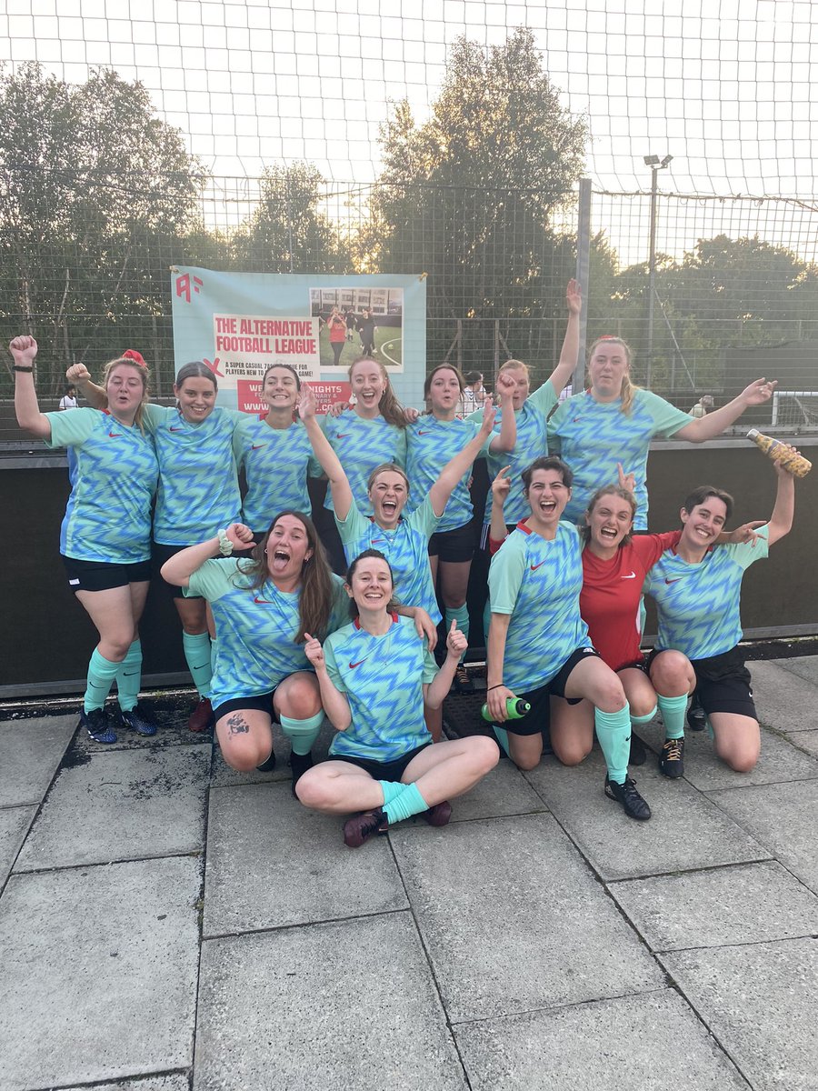 One month ago <a href="/Lionesses/">Lionesses</a> won the euros… tonight my 7 a side team won a game 5-4 and felt like we won the euros, what a game, I love this team <a href="/TheAFLeague/">The Alternative Football League</a> #womensfootball
