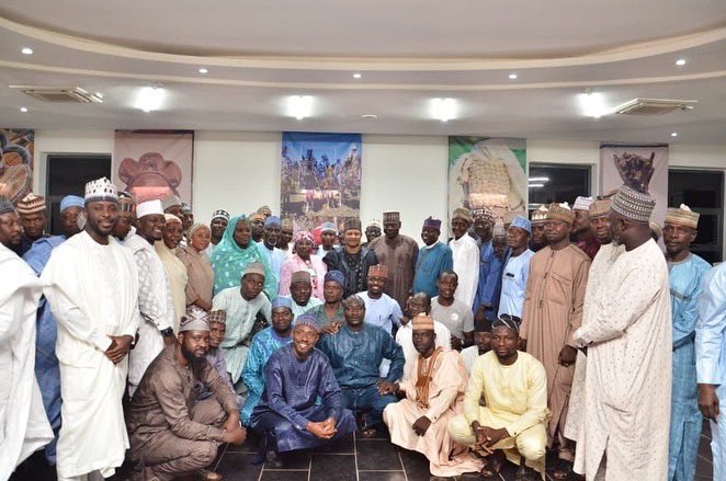 ubasanius's tweet photo. Today, in continuation of the Kaduna APC Stakeholders Meeting to fine tune our campaign strategies and form a united front ahead of the general elections, I and my running mate, the Acting @GovKaduna, @DrHadiza met party officials from the 7 local governments in Zone 2. https://t.co/ZOrKP4GLEr