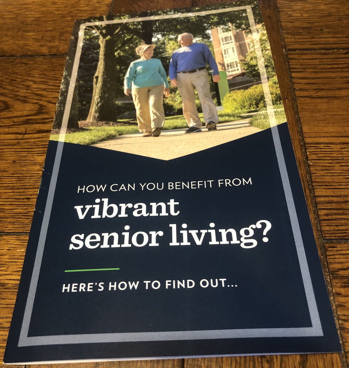 Am I really getting senior living brochures in the mail already? 😭