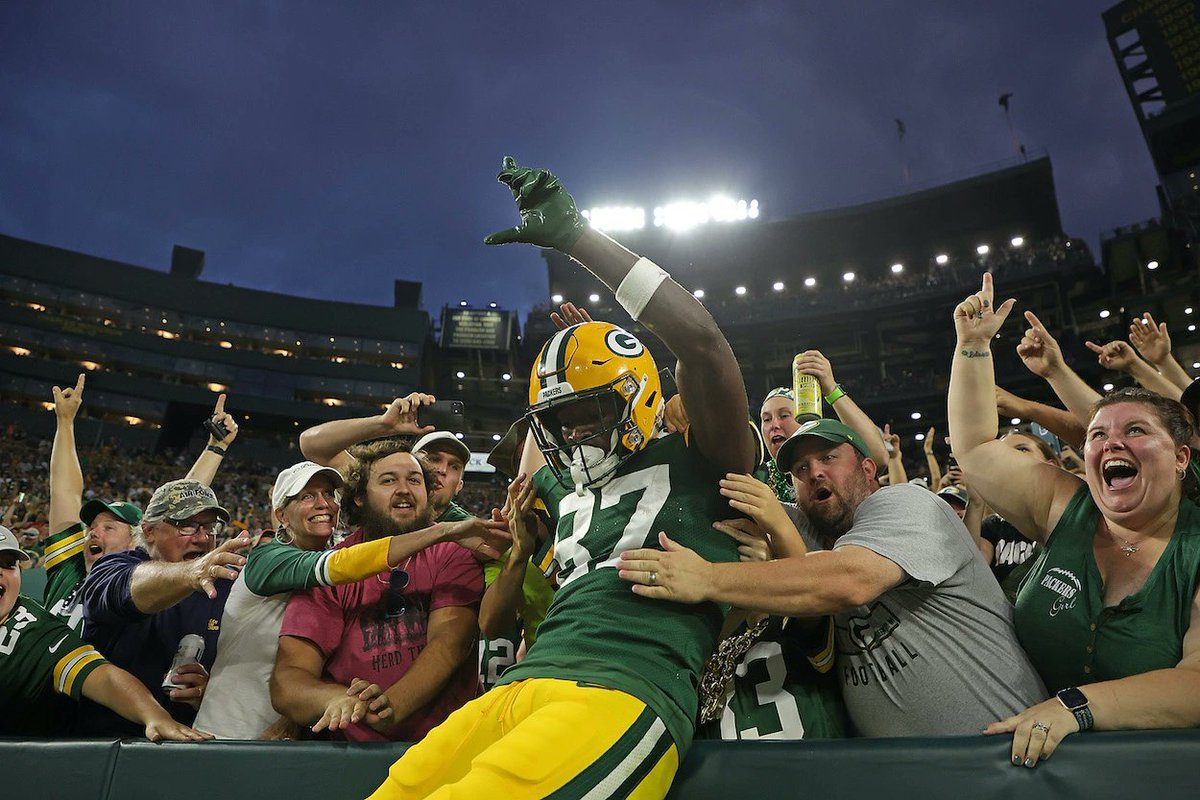 IKE_Packers's tweet photo. 1. Davante Adams
2. Sterling Sharpe
3. Jordy Nelson
4. Donald Driver
5. Antonio Freeman
6. Randall Cobb
7. Greg Jennings
8. James Jones
9. Robert Brooks
10. Javon Walker

Where will Romeo Doubs rank among Packers WR's in 10 years time? https://t.co/UR8SKLIs9N
