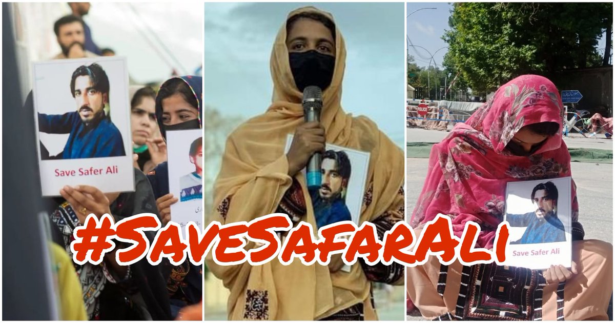 Meeranbalochh1's tweet photo. سفر بلوچ کو پاکستانی فورسز نے 23 اکتوبر 2013 کو اپنے گھر حب چوکی سے اغوا کیا تھا جو تاحال لاپتہ ہے .پچھلے نو سالوں سے سفر کی فیملی سفر کی انتطار میں ہے ،
#ReleaseSafarAli #EndEnforcedDisappearances #SaveBalochMissingPersons 
@amnestysasia @WGEID https://t.co/jgZSbdm7vJ