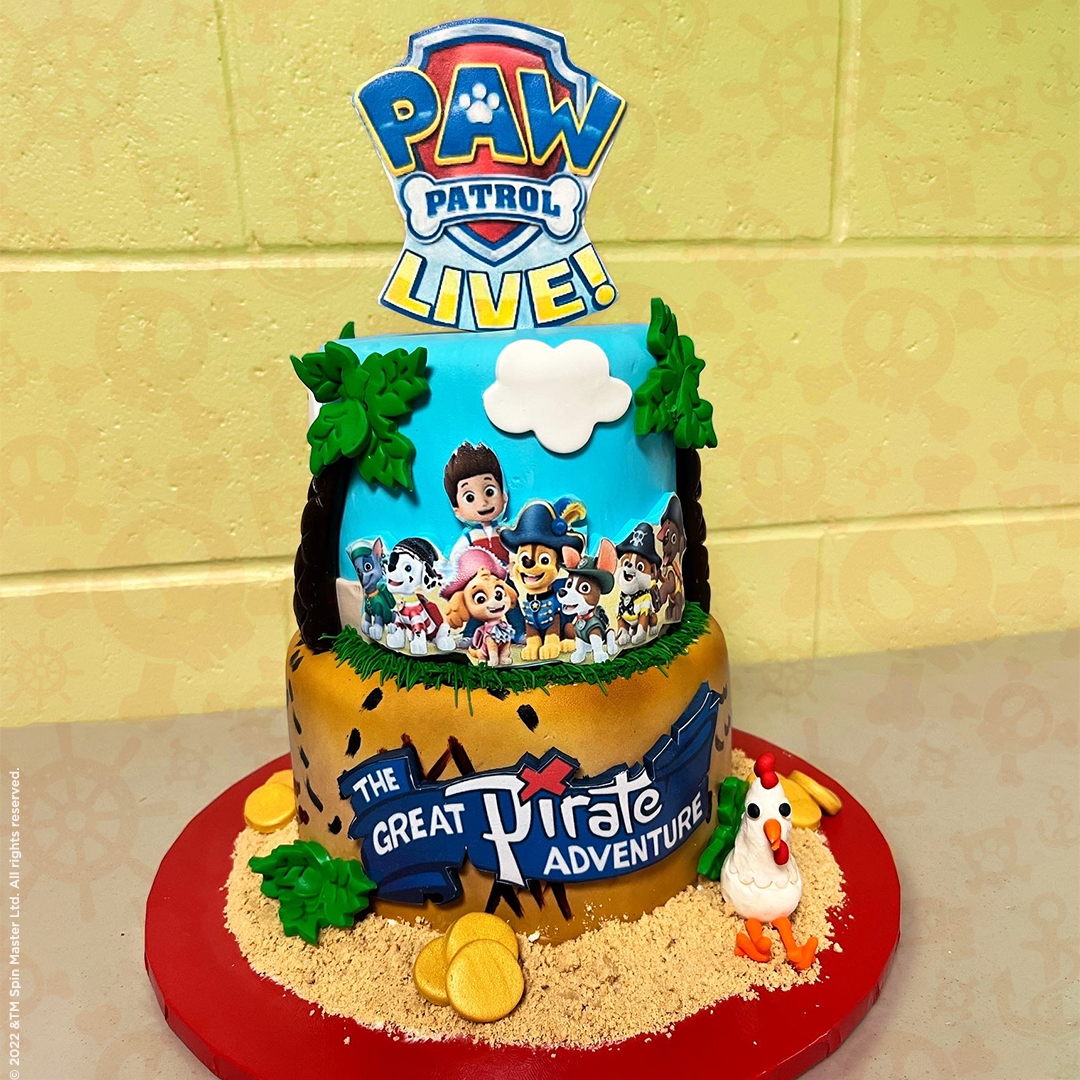 No job is too big, no cake is too small! 🍰 

We’re loving this PAWsome cake that @jillycakesbakes made for PAW Patrol Live! “The Great Pirate Adventure” 😍