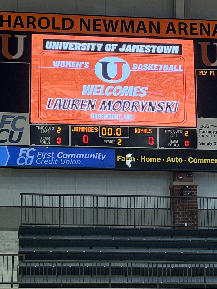 Lauren modrynski (@laurenmodrynski) on Twitter photo Thank you <a href="/jimmie_wbb/">Jamestown Women’s Basketball</a> and <a href="/thadsankey/">Thad Sankey</a> for the great visit. I appreciate the offer to further my basketball and academic career at the University of Jamestown. Thank you <a href="/jimmie_wbb/">Jamestown Women’s Basketball</a> and <a href="/thadsankey/">Thad Sankey</a> for the great visit. I appreciate the offer to further my basketball and academic career at the University of Jamestown.