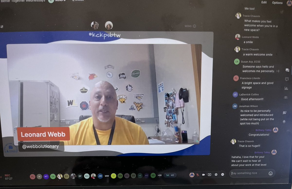 So excited to learn with @webbolutionary today at our first Better Together Wednesday! #kckpsbtw <a href="/selkckps/">Social-Emotional Learning at KCKPS</a>