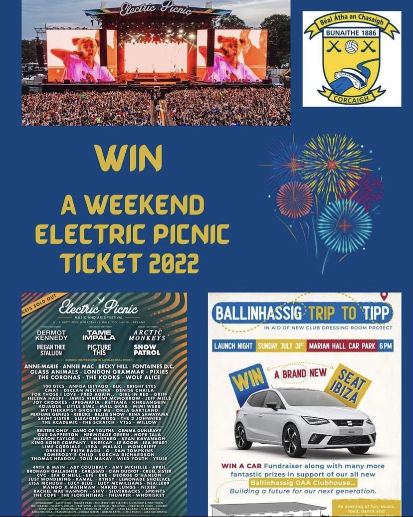 BallinhassigGAA's tweet photo. Well done to @LauraOLeary0 on winning the EP ticket 🎉🎉 enjoy the weekend Laura and best of luck in the draw for the car #TripToTipp 

https://t.co/pWrHOHQmYM https://t.co/V8ma5OWNZs