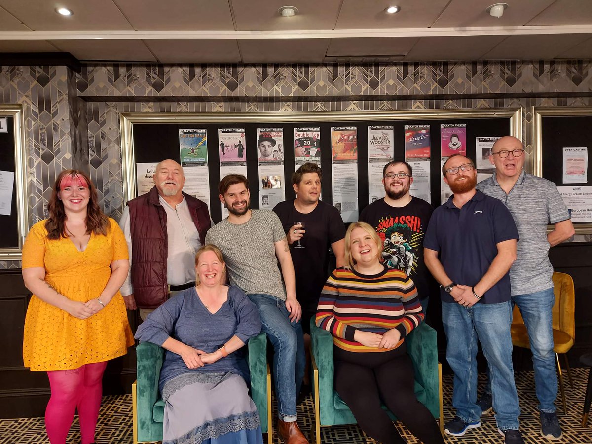 Blackadder auditions last night, here's the cast. Tickets for our last 3 productions of 2022 - Jeeves & Wooster, Theft & Blackadder - all on sale now caxtontheatre.com 
#lincsconnect #supportyourlocaltheatre #plays #comedy #theatre #funnightout
