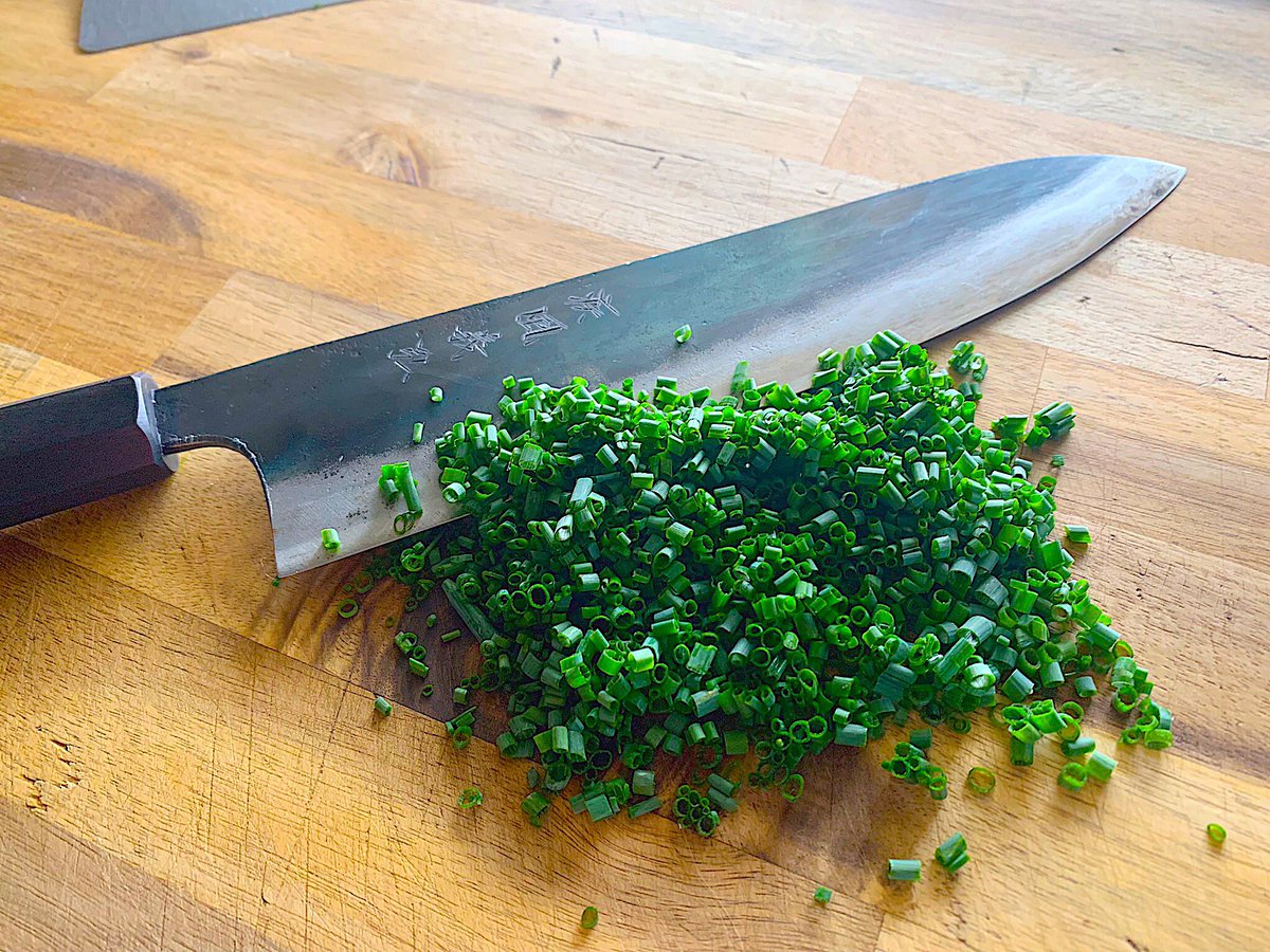I love my knife. 
#cheflife #food #foodporn #knives #knifeporn #yoshihiro