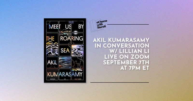 LiteratiBkstore's tweet photo. Next week! @chillakiles discusses her acclaimed new novel MEET US BY THE ROARING SEA ("a masterpiece," writes @StarTribune) with @ZillianZi. Free. 7pm ET. Purchase your copy and tune in here: https://t.co/DuVajoZGtf https://t.co/BCSadcx4kh