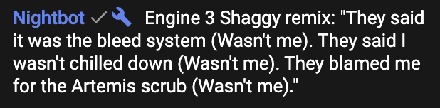 elysiasegal's tweet image. CAN I JUST SHARE HOW MUCH I LOVE THE @NASASpaceflight GUYS?! #Engine3 🤣💀💀💀