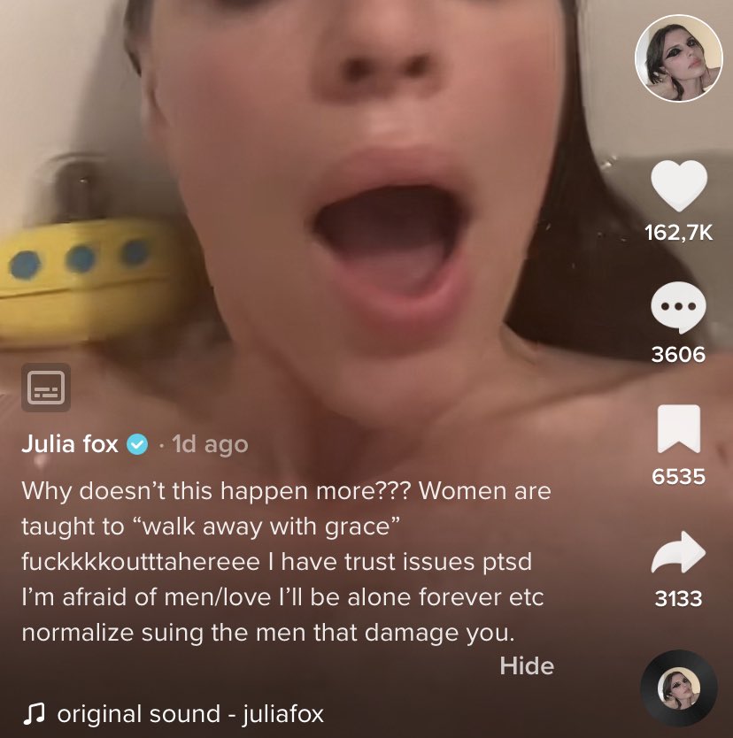 ethelfiles's tweet photo. julia fox wants to normalize suing men that damage you https://t.co/GmMD89U7SB