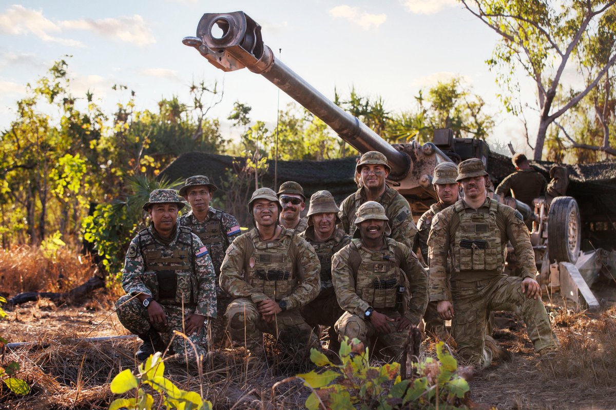 Jom!💪102 Battery, 8th/12th Regiment, Royal Australian Artillery, is participating in 1st Brigade’s annual warfighter exercise, Predators Run, with embedded gunners from the Malaysian Armed Forces’ 3rd Artillery Division.

📖 bit.ly/3CLY2gU

#AusArmy #YourADF <a href="/MarkasATM/">Angkatan Tentera Malaysia</a>