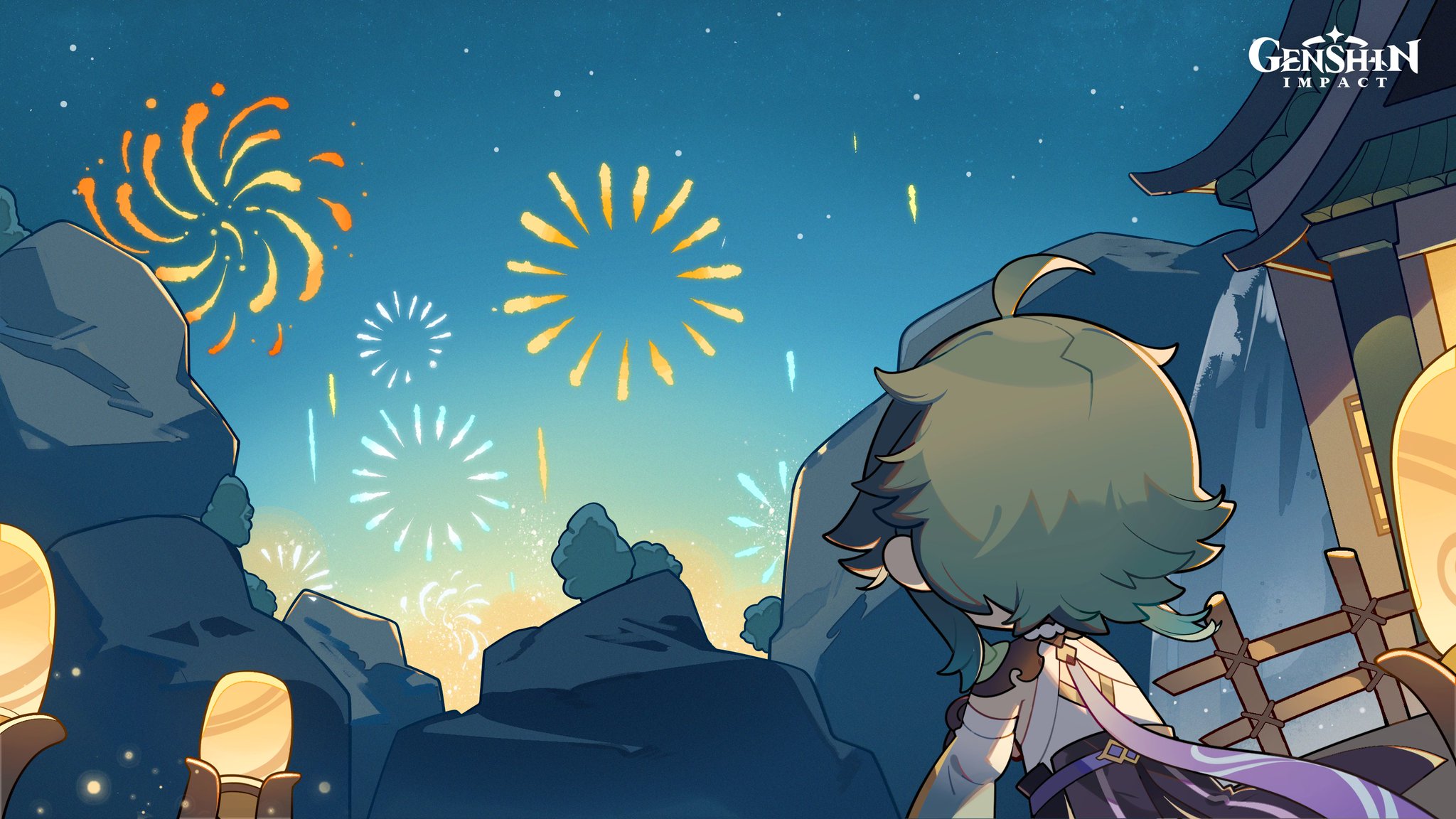  Hourly Genshin On Twitter Lantern Rite 2022 Character Shorts Featuring Xiao Https t co 