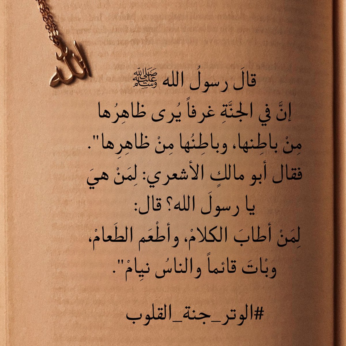 Do3a_03's tweet photo. #الوتر_جنة_القلوب 🤎 https://t.co/FyZKS5Yd3m